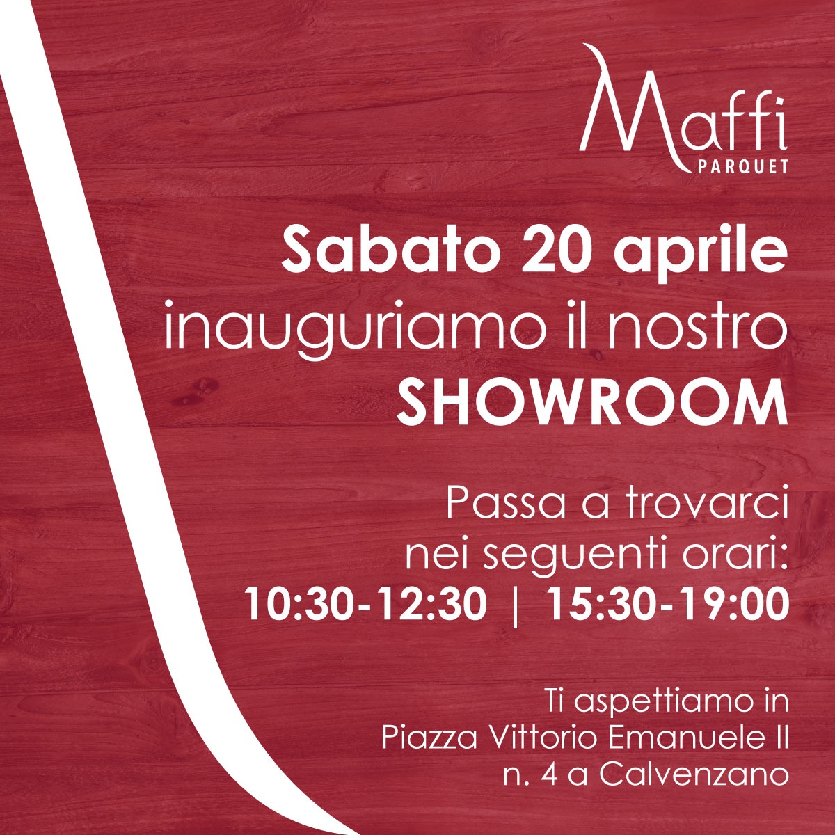 Maffi Parquet apre il suo primo showroom a Calvenzano